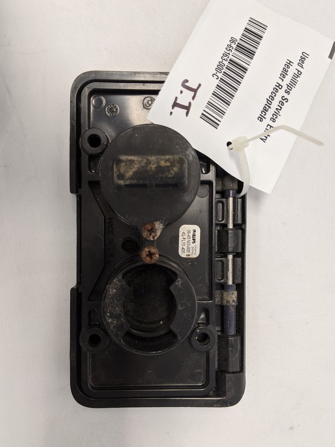 Used Phillips Service Entry Heater Receptacle - P/N  06-65163-000