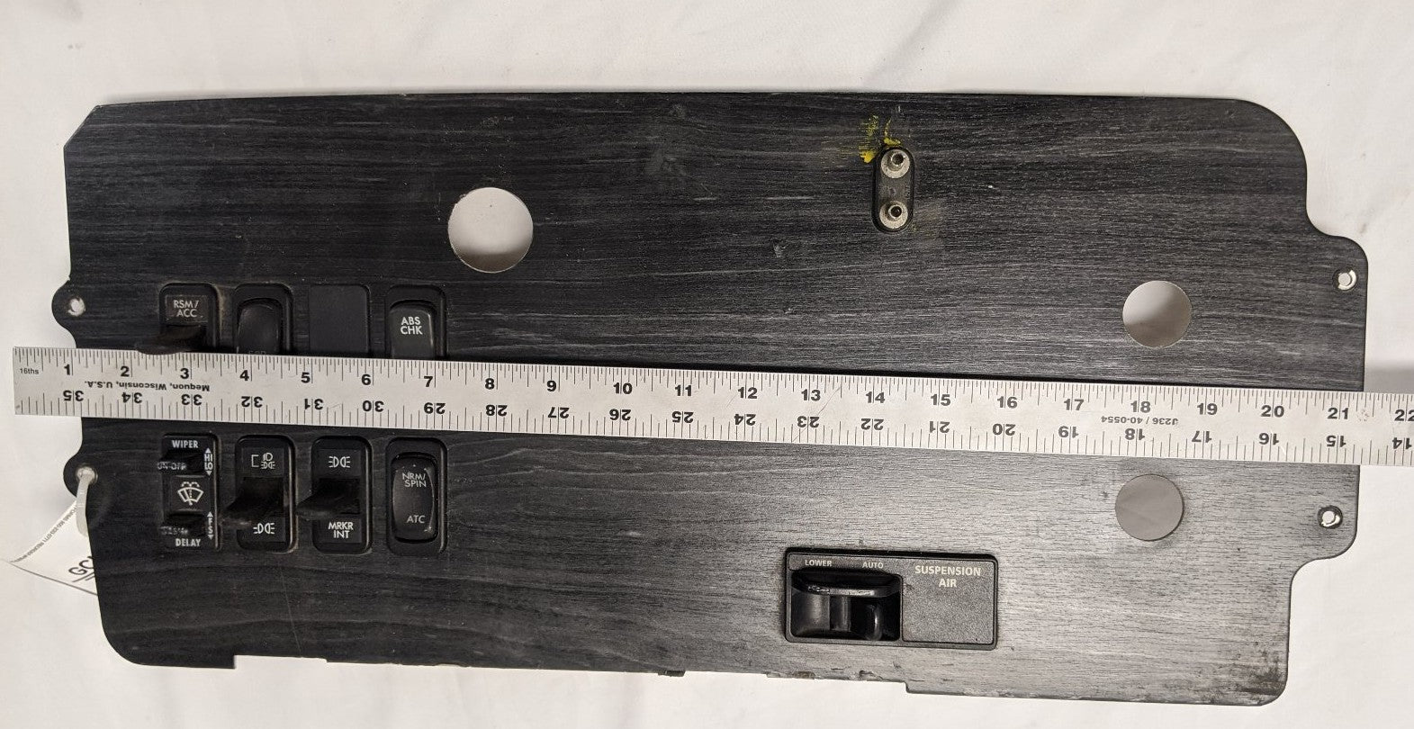 Used Freightliner Columbia Auxiliary Dash Instrument Panel - P/N 22-45867-010