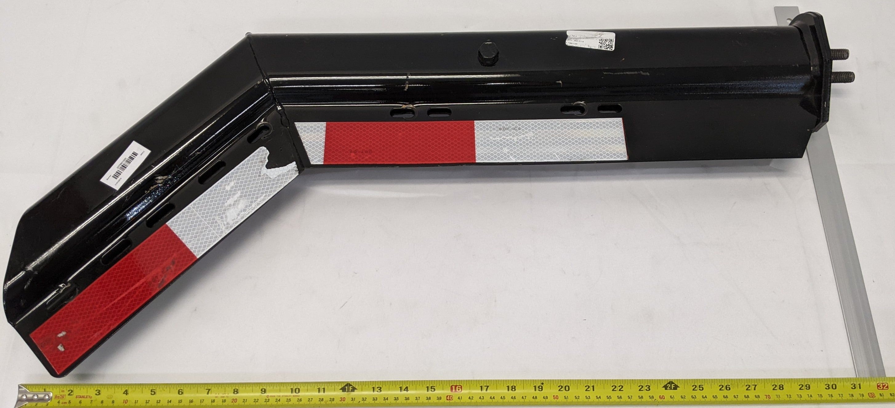 Used FTL LH Rear 45° Angled Black Mud Flap Hanger Bracket - P/N  22-75801-000