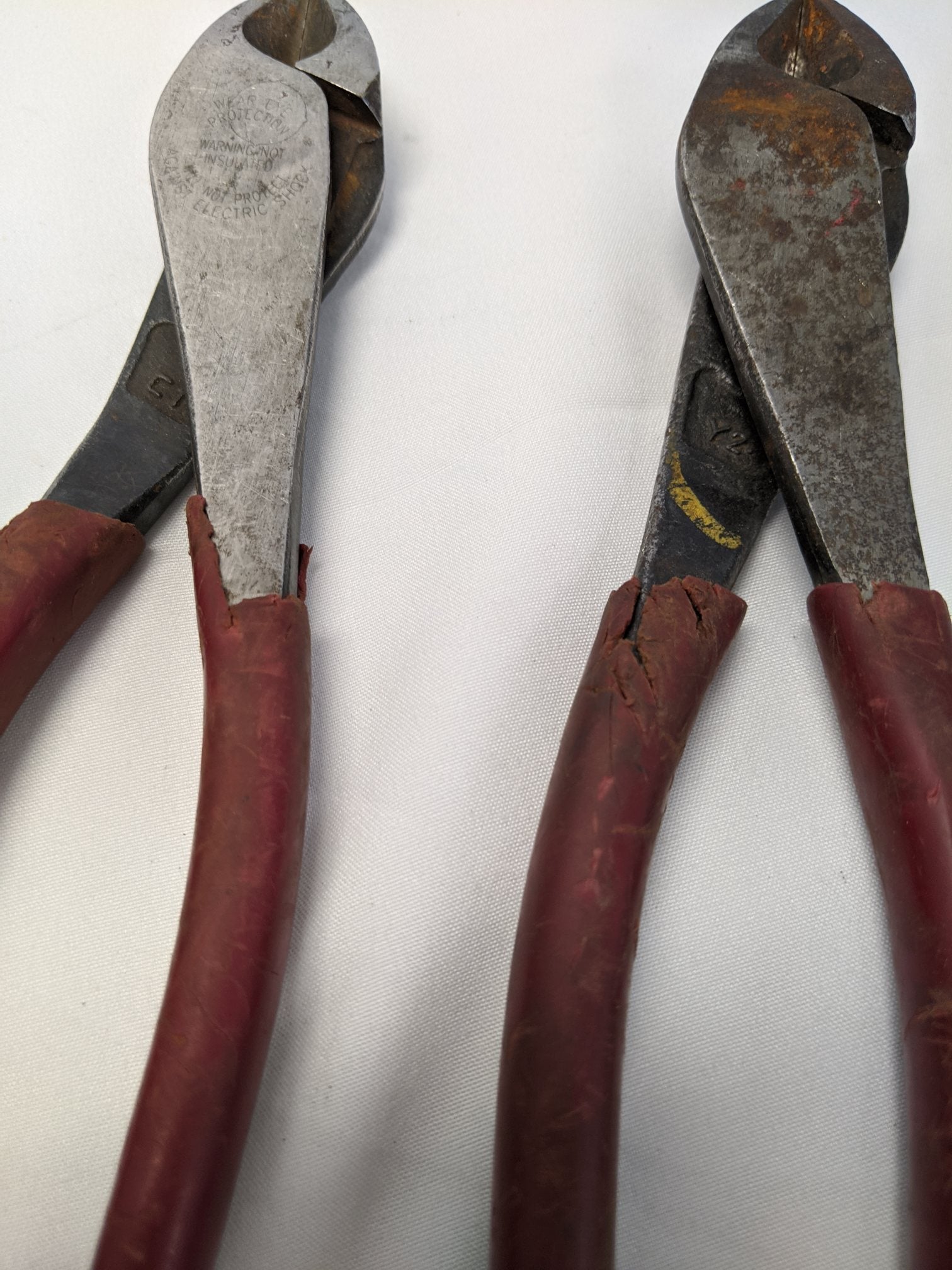 Klein Ironworker Pliers 9" Lot of 2 High Leverage D248-9ST