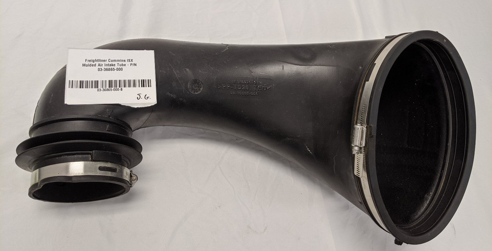 Freightliner Cummins ISX Molded Air Intake Tube - 03-36865-000
