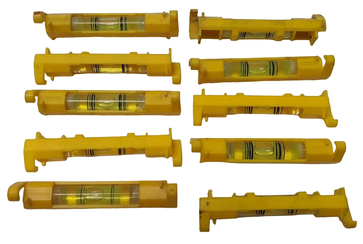 Stanley 3" Plastic Line Level | Lot of 10 | Construction Tool | Used