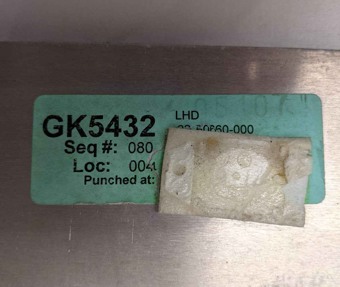 Used Freightliner Cascadia P3 Auxiliary Instrument Panel - P/N  22-60660-000