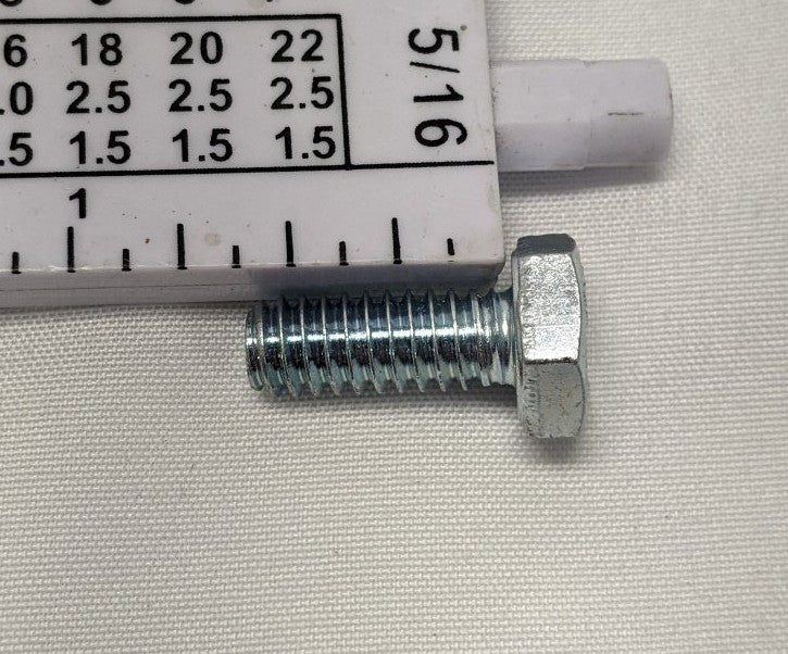 *Lot of 200* New 1/4"-20 x 5/8" Fully Threaded Coarse Steel Hex Bolts