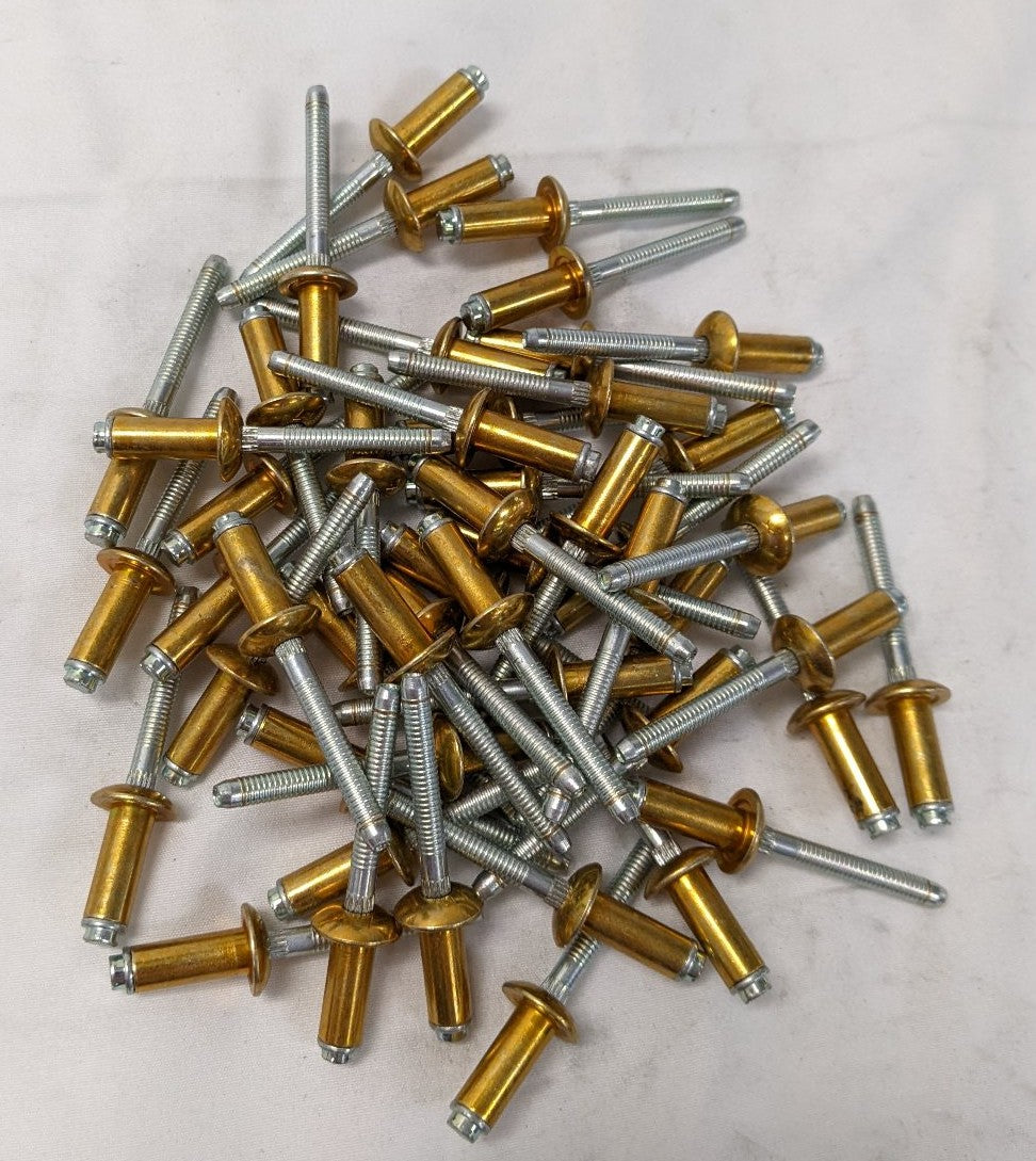 *Lot of 50* New 1/4" x 5/8" Steel Blind Rivets