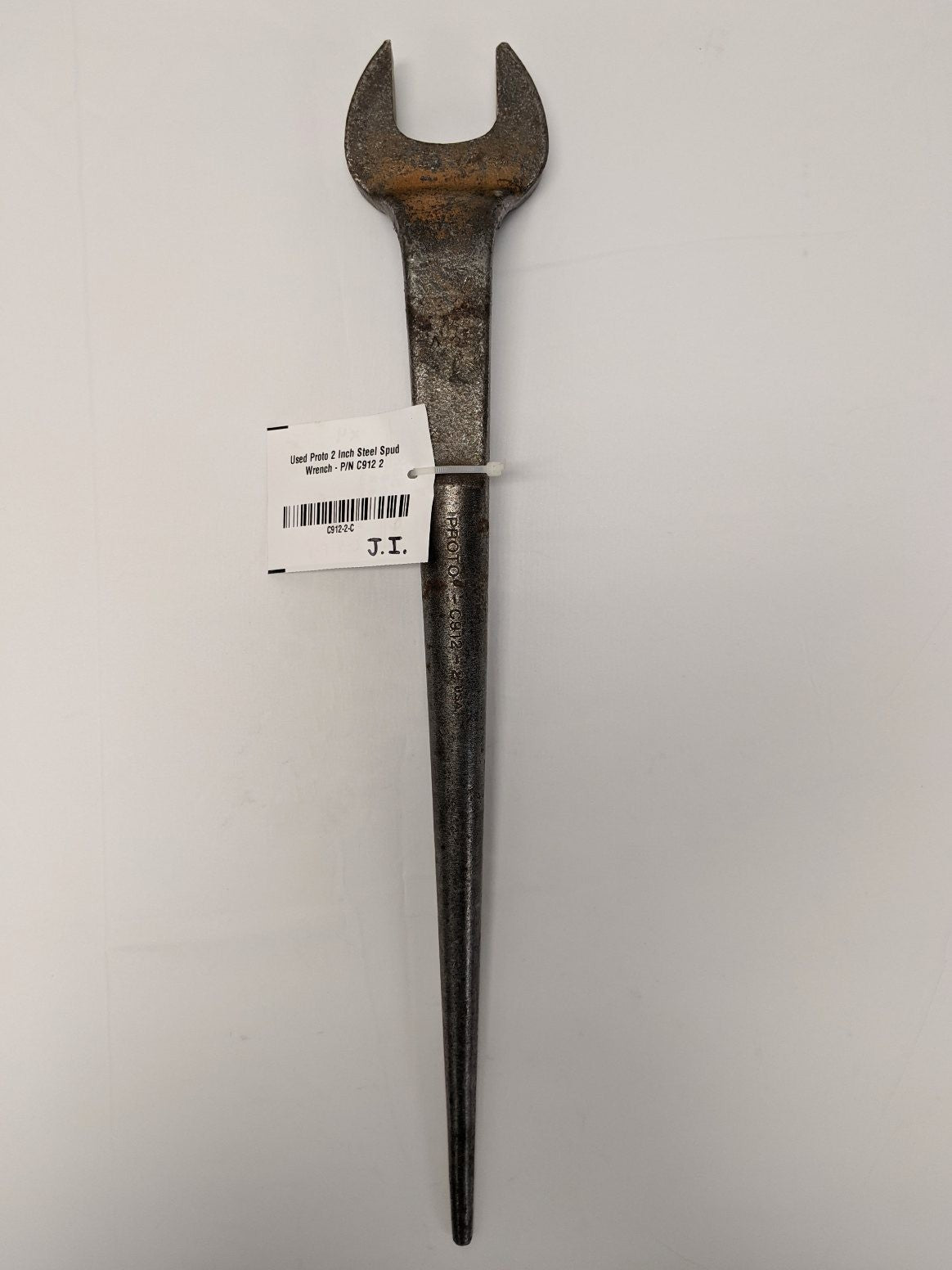 Used Proto 2 Inch Steel Spud Wrench - P/N C912 2