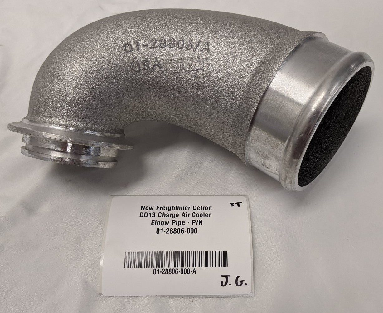 New Freightliner Western Star DD13 CAC Air Intake Elbow Pipe - P/N 01-28806-000