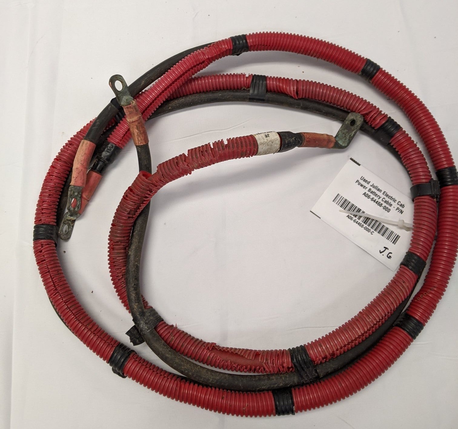 Used Julian Electric Cab Battery Power Cable - P/N A06-64468-000