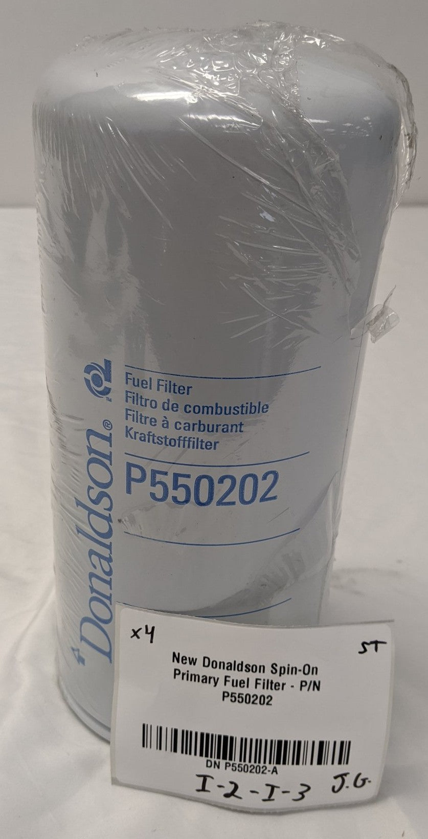 New Donaldson Spin-On Primary Fuel Filter - P/N P550202