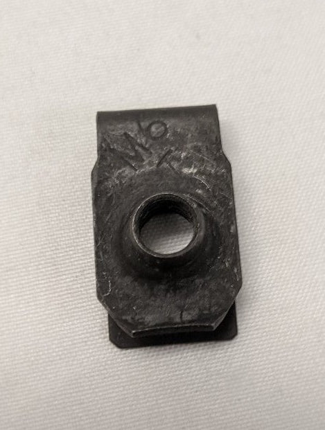 M6X1 Black Phosphate Steel U-Clip Nuts - Lot of 200 - Speed Clip Fasteners