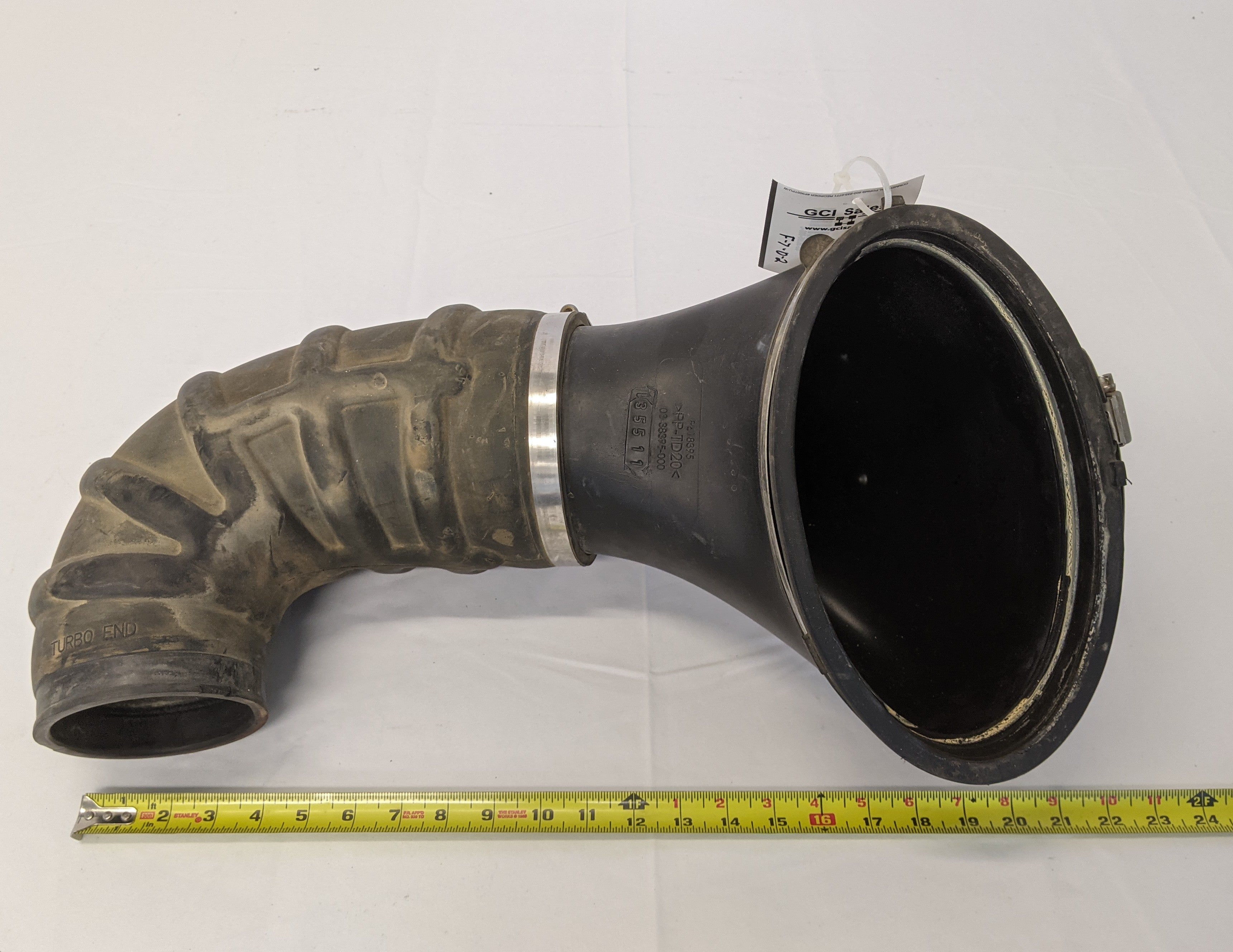 34° Cummins ISX Short Molded Air Intake Pipe w/ Elbow - 03-38395-000