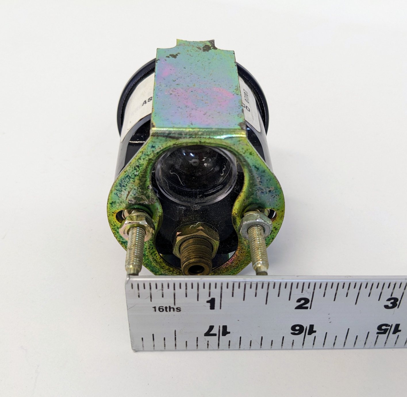 Used Stewart Warner Liftable Axle Suspension Pressure PSI Gauge - P/N SW 82396 (10171396915516)