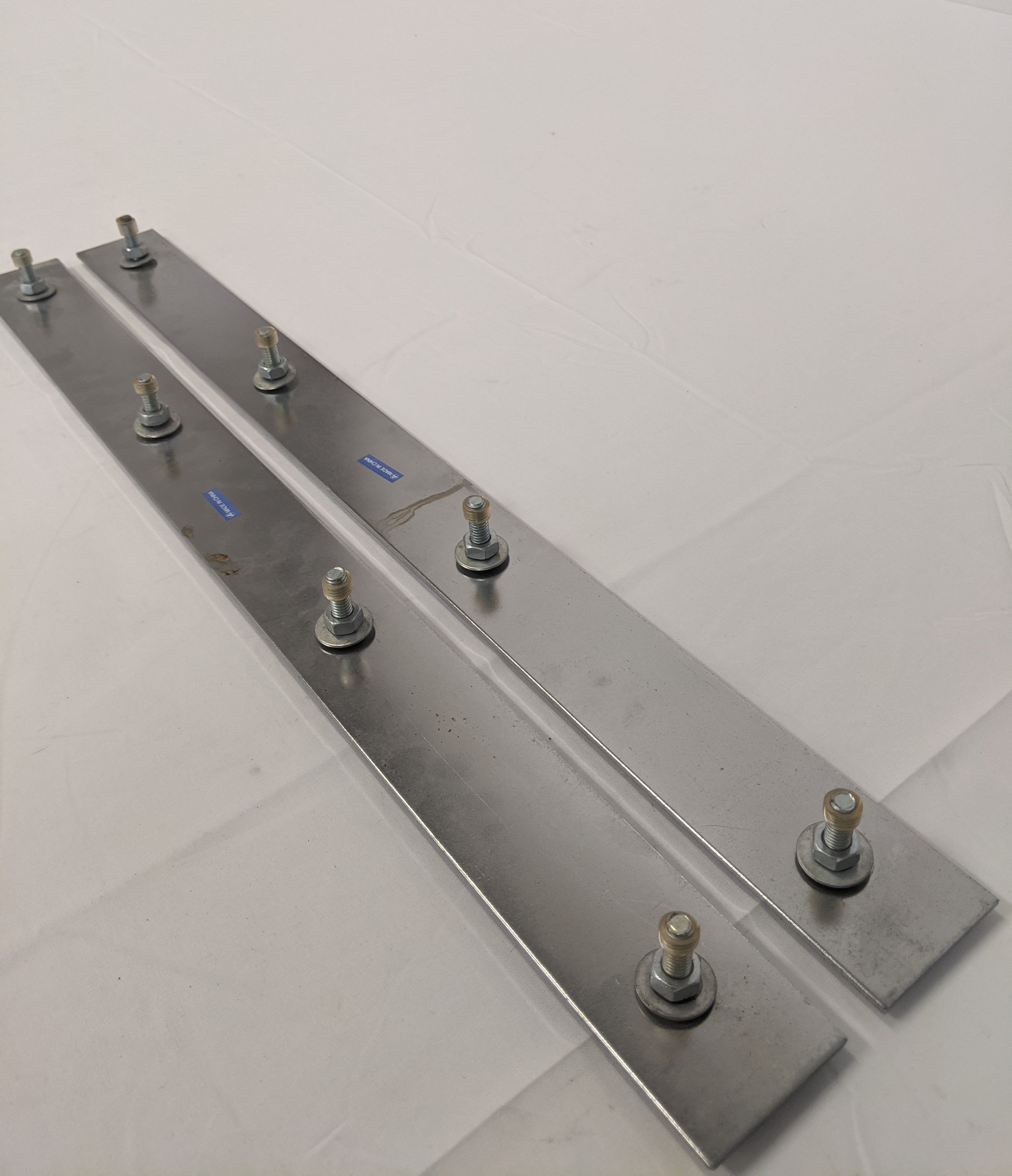 Alliance Chrome 24" x 2" Top Mud Flap Bolt Thru Mounting Plate (10126989001020)