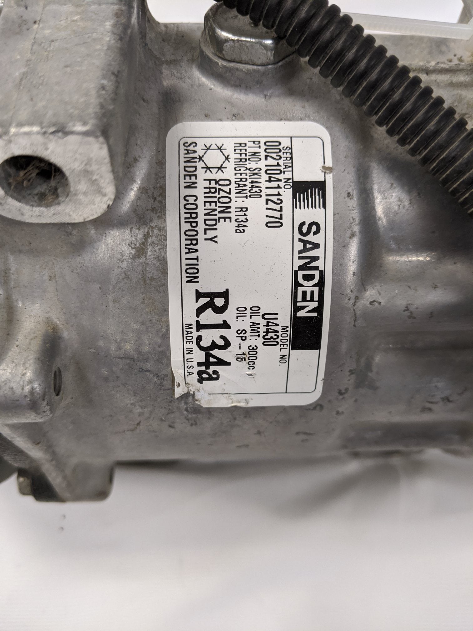 Sanden Air Conditioning Refrigerant Compressor - P/N SKI4430