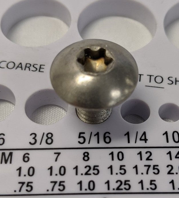 *Lot of 50* New 5/16"-18x3/4" Fully Threaded Coarse Stainless Steel Button Bolts