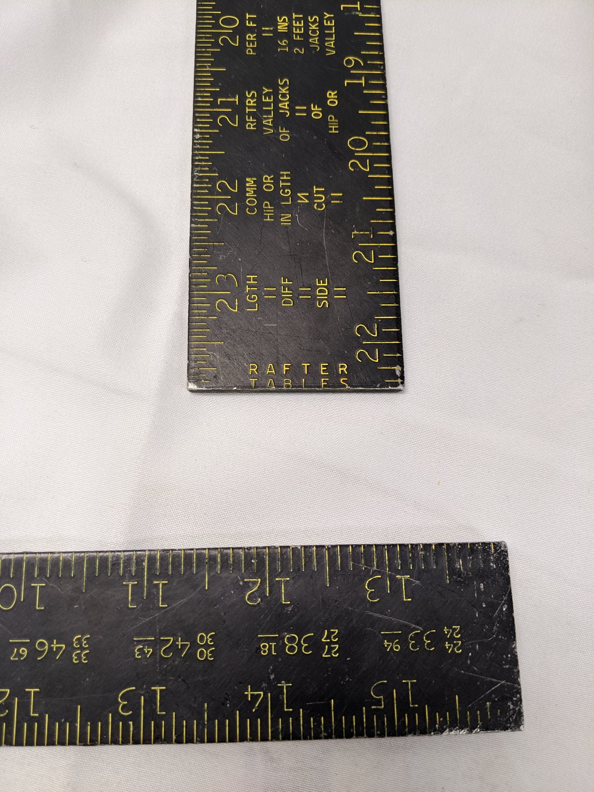 Stanley Carpenter Squares - 24" & 12" Framing Squares, 45-011 & 45-912, Lot of 5