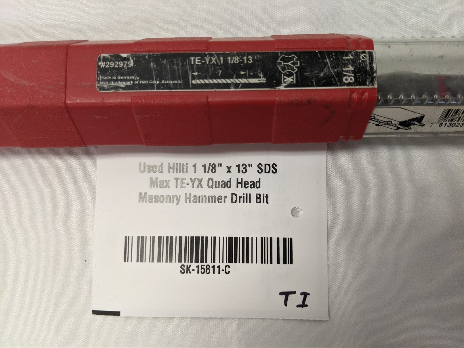 Hilti TE-YX 1-1/8x13 SDS Max Drill Bit - 12183312