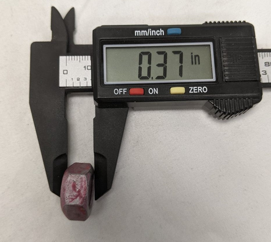 7/16"-20 Grade 8 Red Galvanized Lock Nuts - Lot of 100 - Fine Thread Hex Locknuts