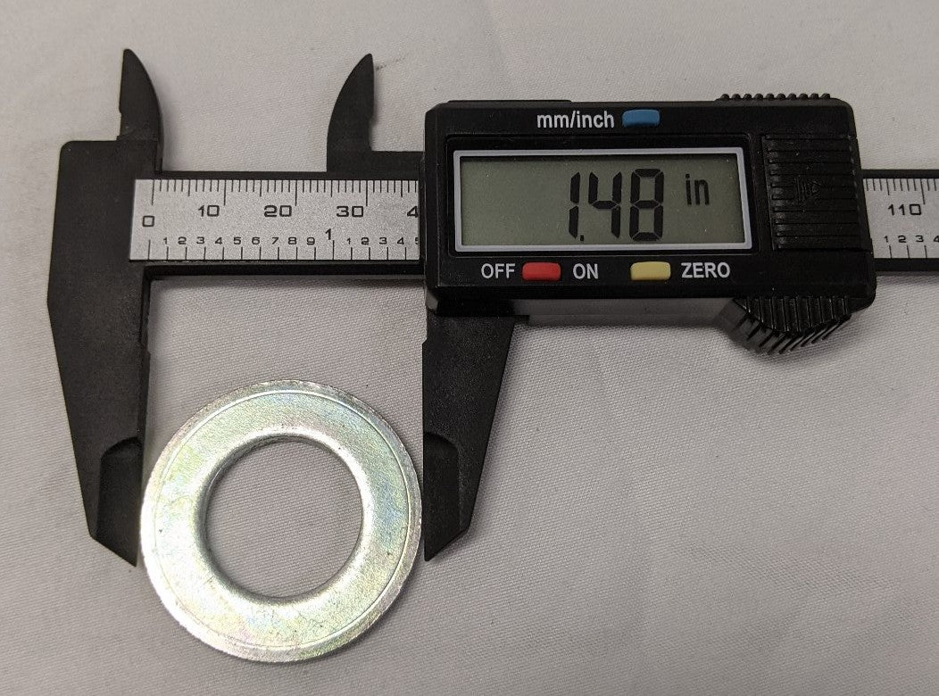 3/4" Zinc Plated Steel Washers - Lot of 50 - Heavy Duty Flat Washers