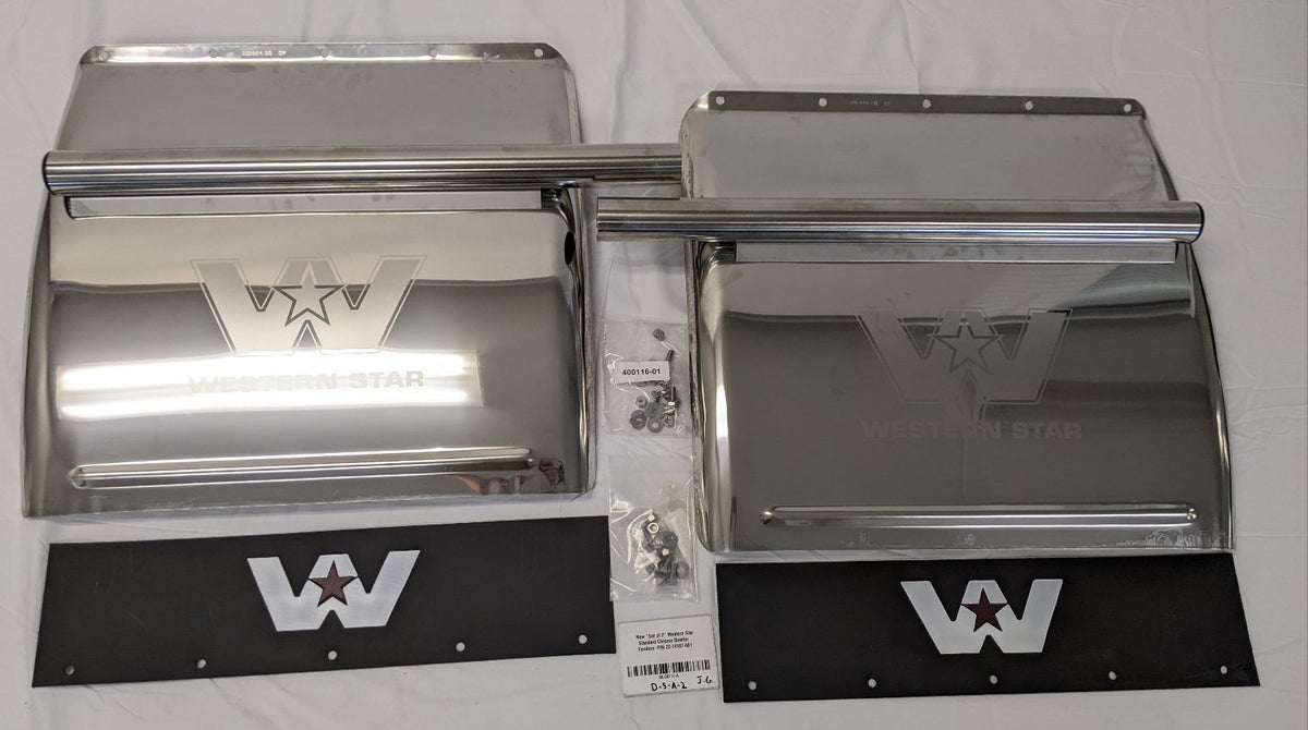 Western Star Chrome Quarter Fender Set LH & RH | 22-74107-001
