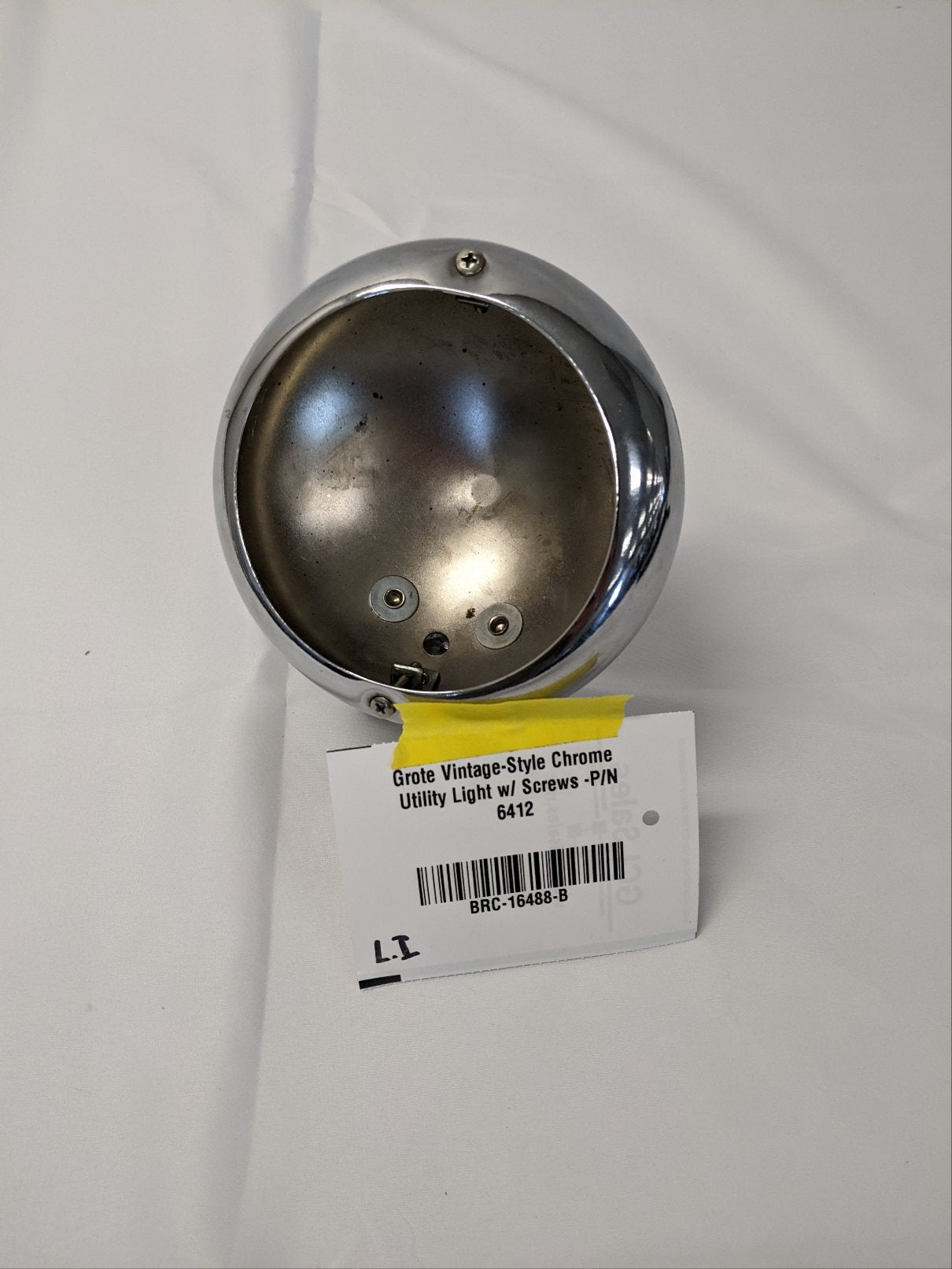 Grote Vintage Chrome PAR-36 Utility Fog Light 64120 6412