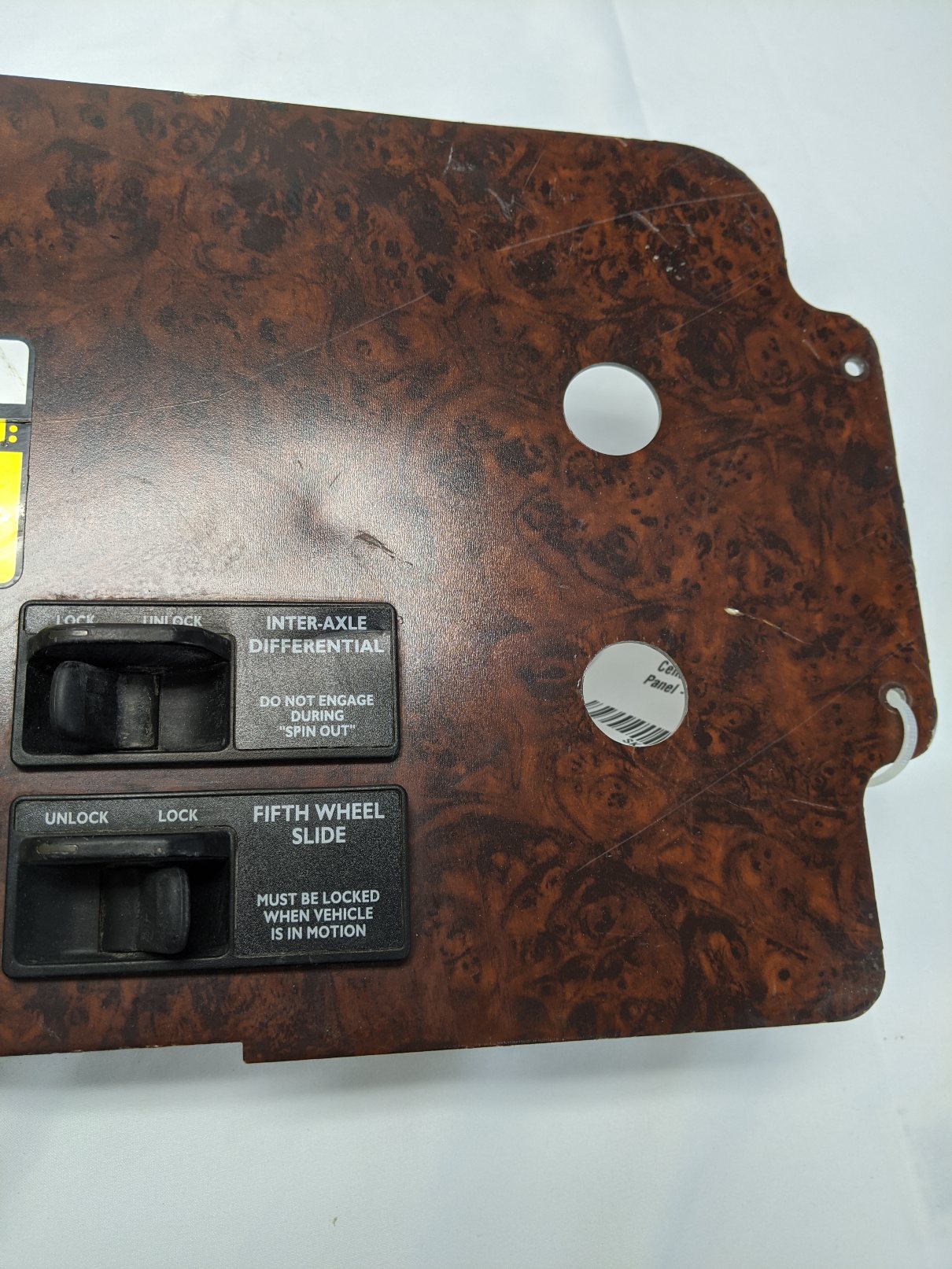 Used Freightliner Columbia Central Instrument Dash Panel -  P/N 22-45867-000