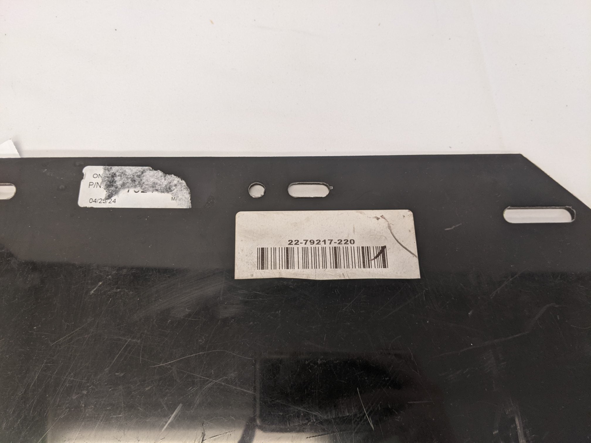 *Scratched* Freightliner RH Rear 24" Mitered Mud Flap w/ Logo - P/N 22-79217-220 (10131185762620)