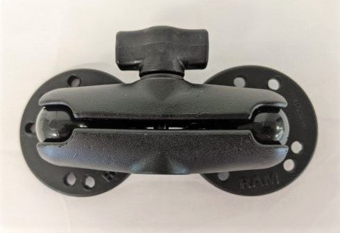 *Lot of 2* New RAM® Universal Double Ball Mount w/ Round Bases - P/N  RAM-B-101U