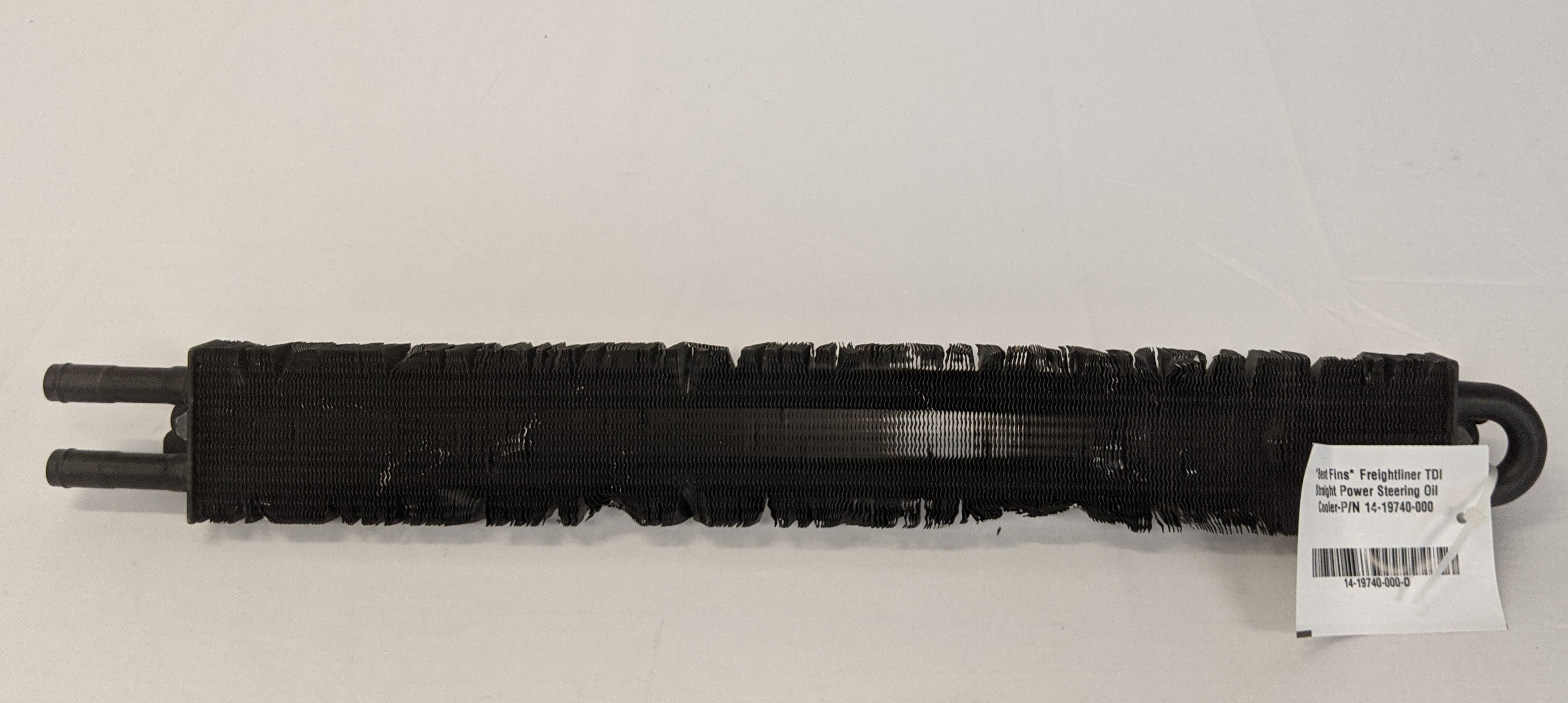 *Bent Fins* Freightliner TDI Straight Power Steering Oil Cooler-P/N 14-19740-000 (10126985888060)