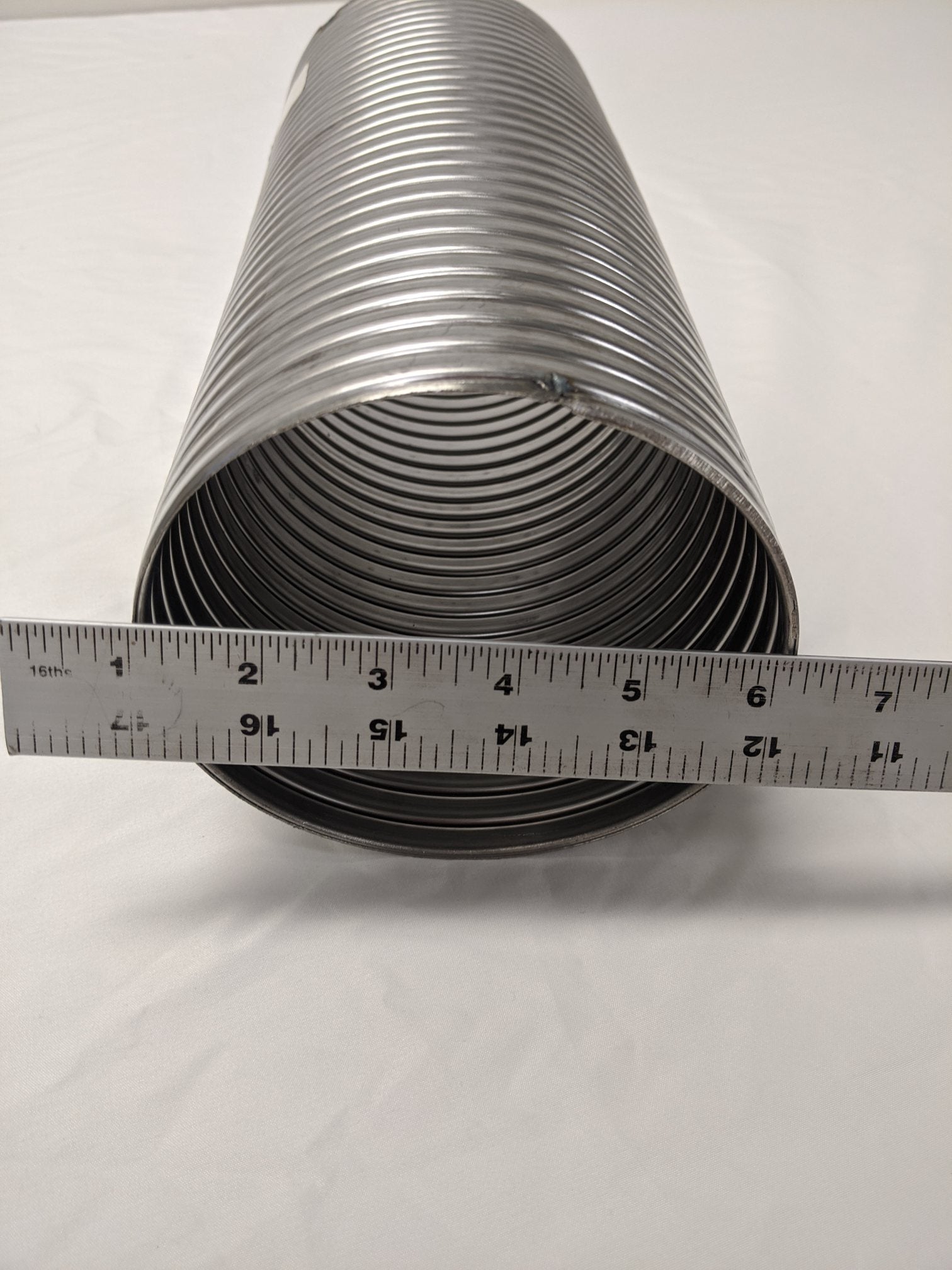 Heavy Duty 5" Stainless Steel Flexible Exhaust Pipe - P/N 17B-500-12SS