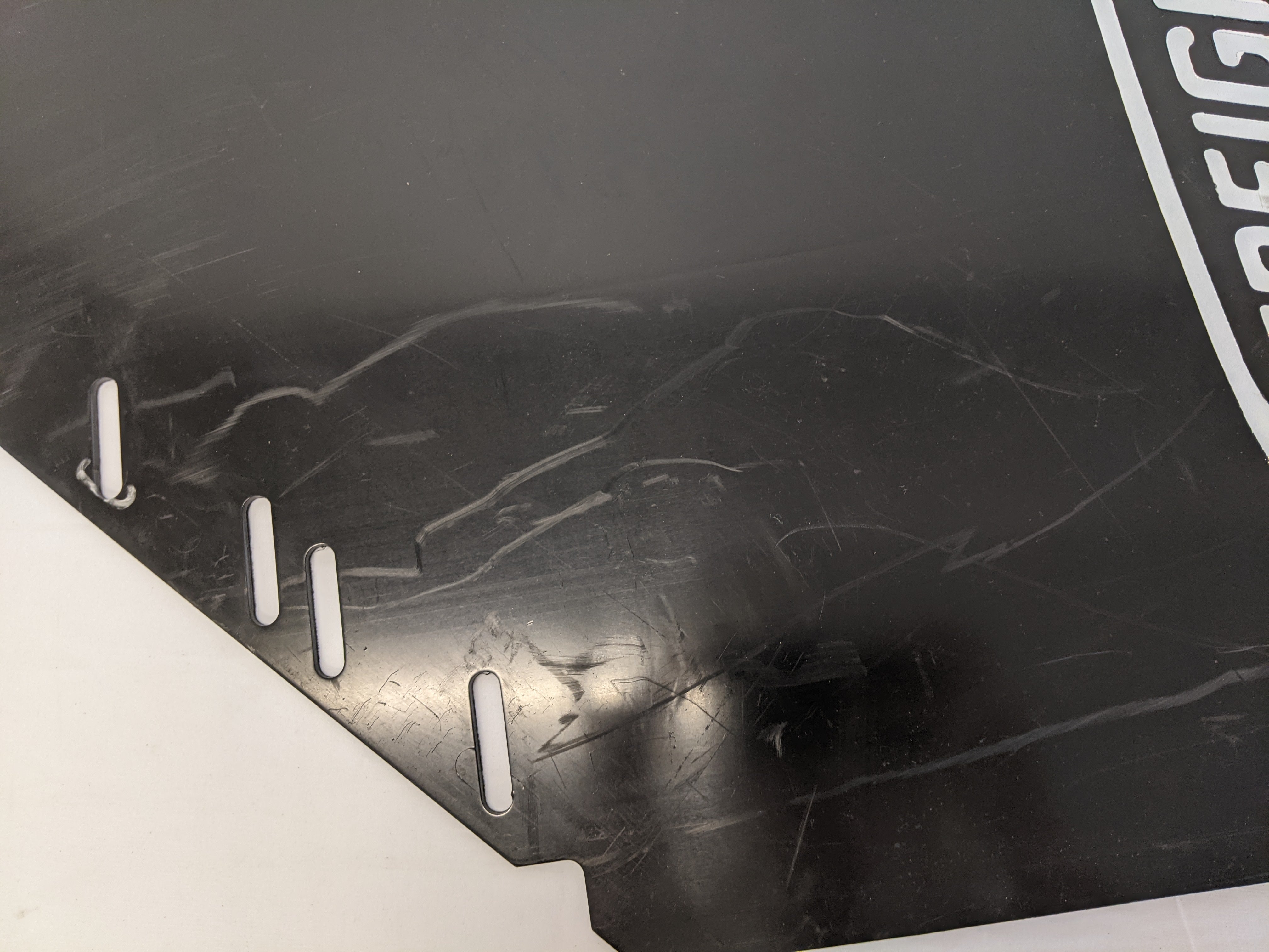 *Scratched* LH 27" 45 Degree Rear Angled Mud Flap w/ FTL Logo - P/N 22-79217-212 (10137454346556)