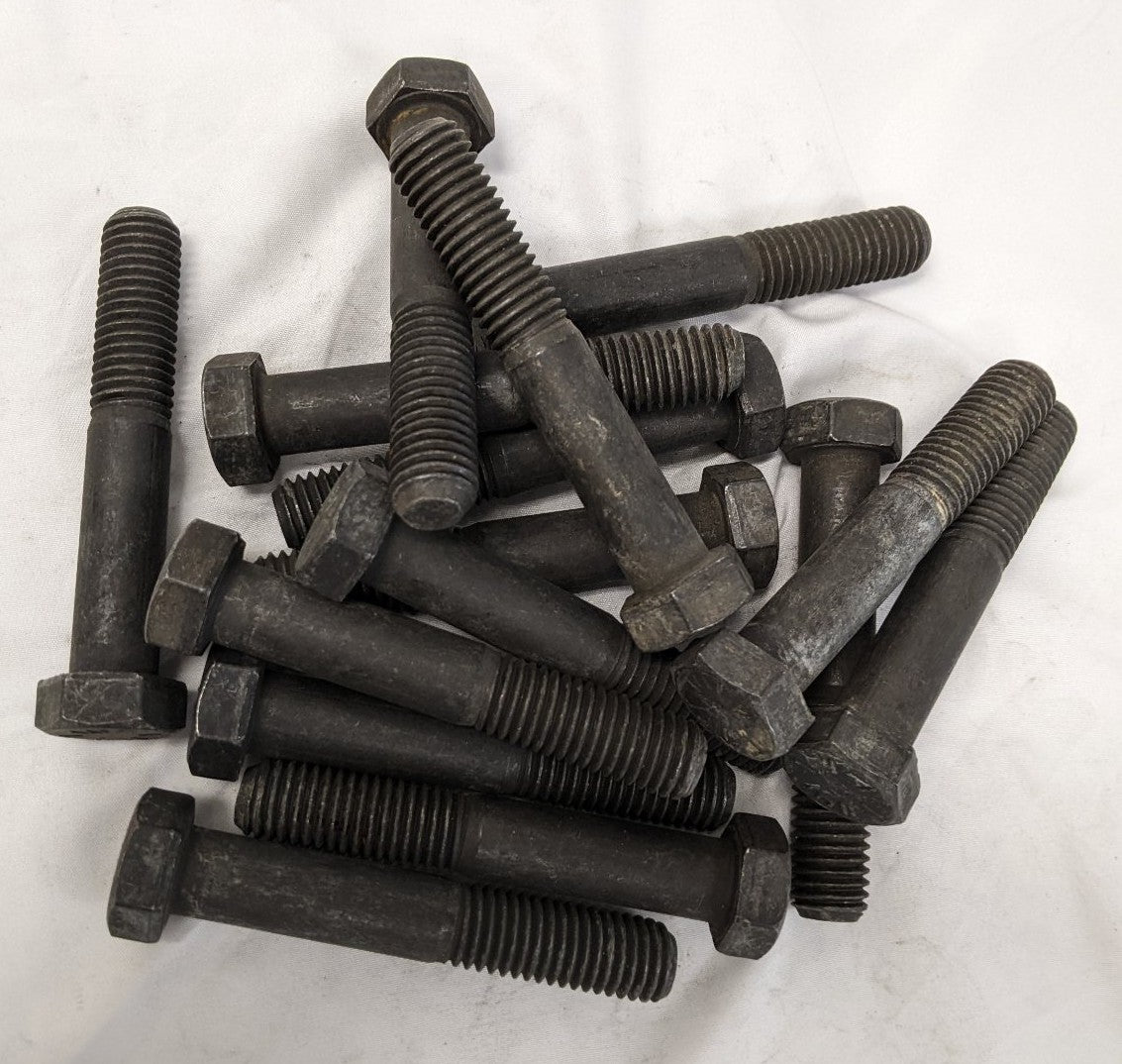 *Lot of 15* New 5/8"-11 x 3-3/4" Partly Threaded Coarse Grade 8 Steel Hex Bolts
