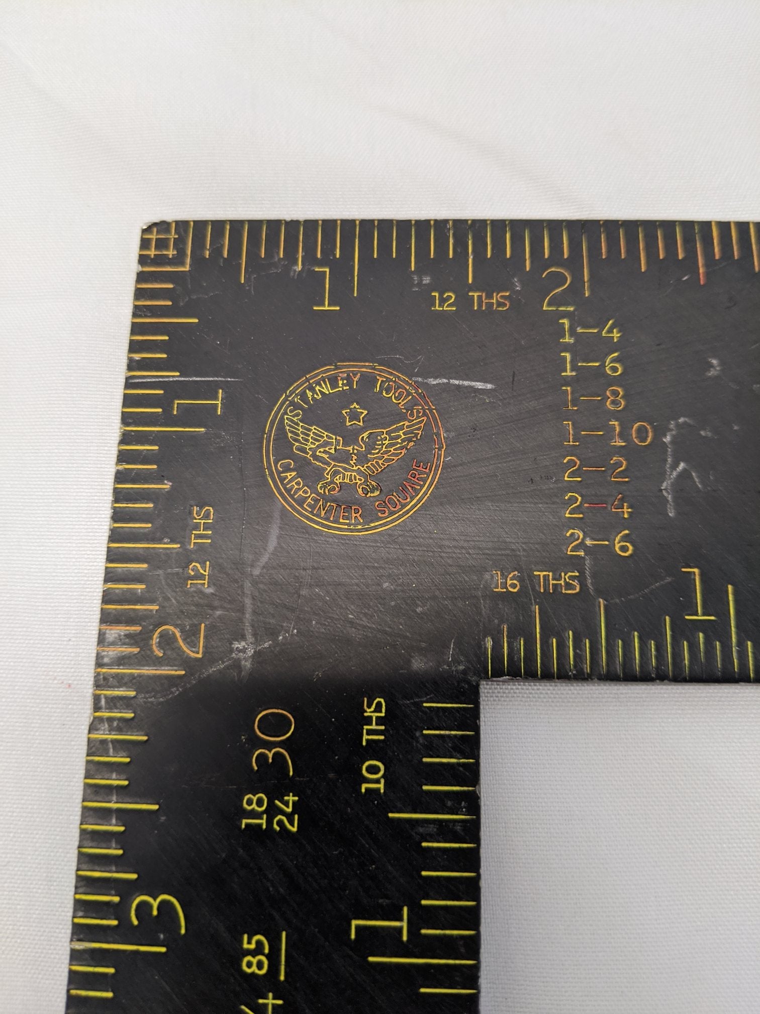 Stanley Carpenter Squares - 24" & 12" Framing Squares, 45-011 & 45-912, Lot of 6