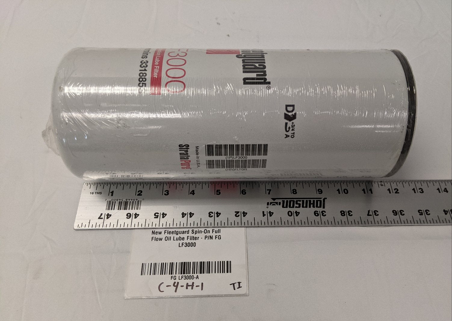 Fleetguard Full Flow Oil Lube Filter Spin-On | LF3000