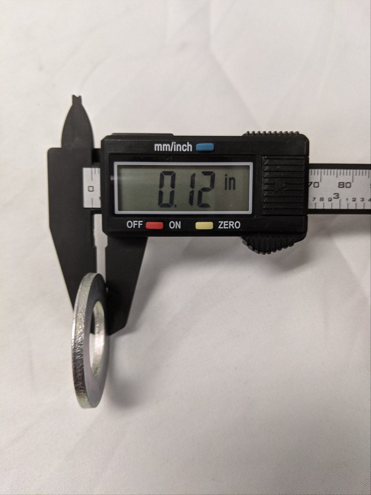 3/4" Zinc Plated Steel Washers - Lot of 50 - Heavy Duty Flat Washers