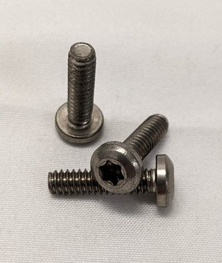 #10-24 x 3/4" Stainless Pan Head Torx T25 Machine Screw Lot 100