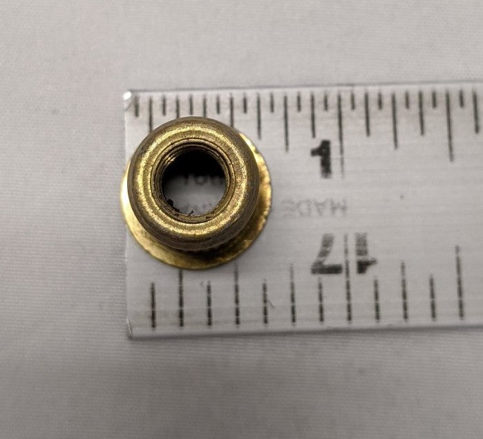 *Lot of 100* 5/16-18 Large Flange Yellow Zinc Plated Ribbed Rivet Nuts