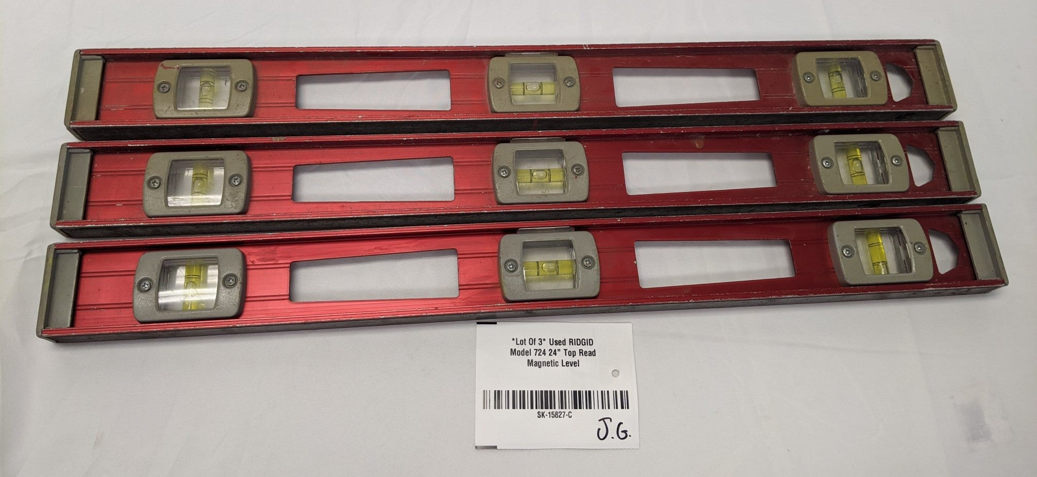 RIDGID Magnetic Level 24" Top Read Lot of 3 - 724