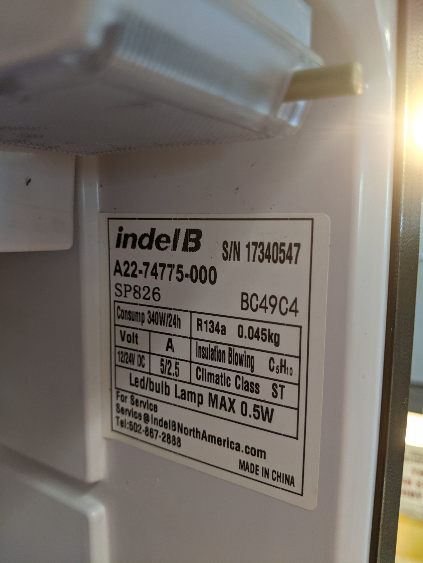 Used Freightliner Cascadia P3 49L Refrigerator Assembly - P/N A22-74775-000 (10090950000956)