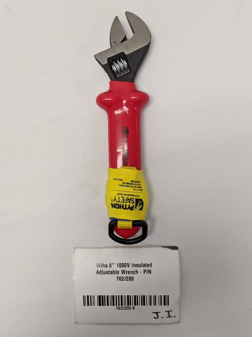 Wiha 8" 1000V Insulated Adjustable Wrench - P/N 762/200