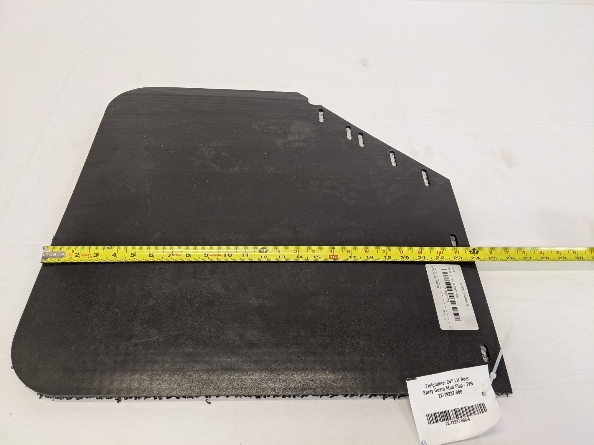 Freightliner 24" LH Rear Spray Guard Mud Flap - P/N  22-79237-000 (10137970999612)