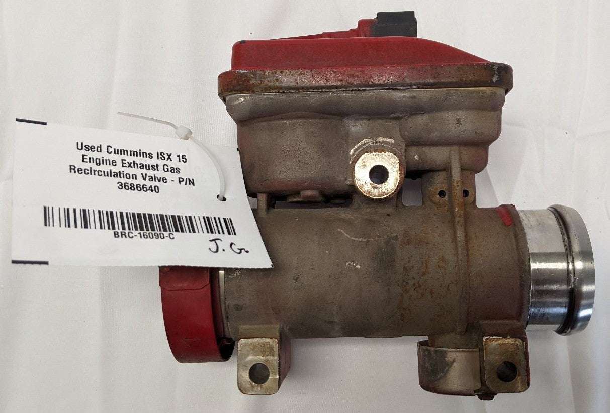 Used Cummins ISX 15 EGR Valve Exhaust Gas Recirculation | P/N 3686640