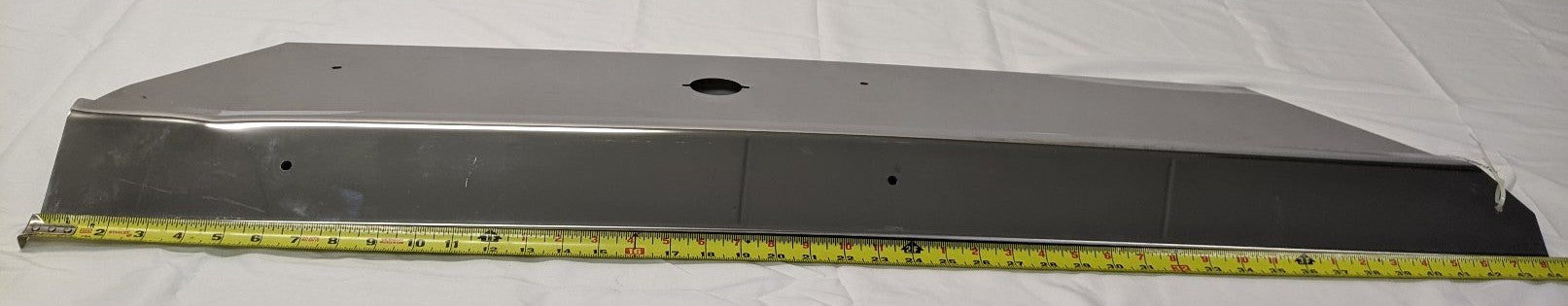 Damaged Western Star LH Stainless Steel SBA Cab Skirt - P/N  A18-65788-001