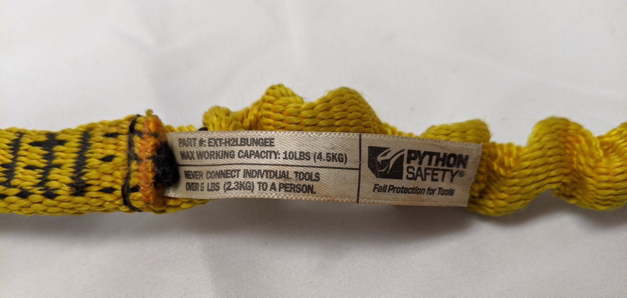 Python Safety Hook2Loop Bungee Tether Set of 2 - 10 lbs Capacity EXT-H2LBUNGEE