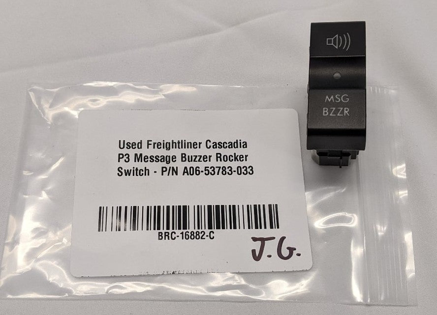 Freightliner Cascadia Message Buzzer Rocker Switch A06-53783-033