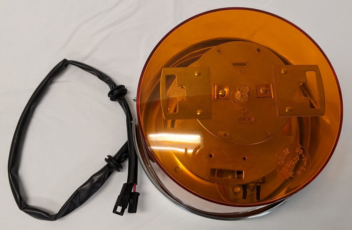 Damaged Grote Amber Beacon Strobe Light - P/N A06-71876-000