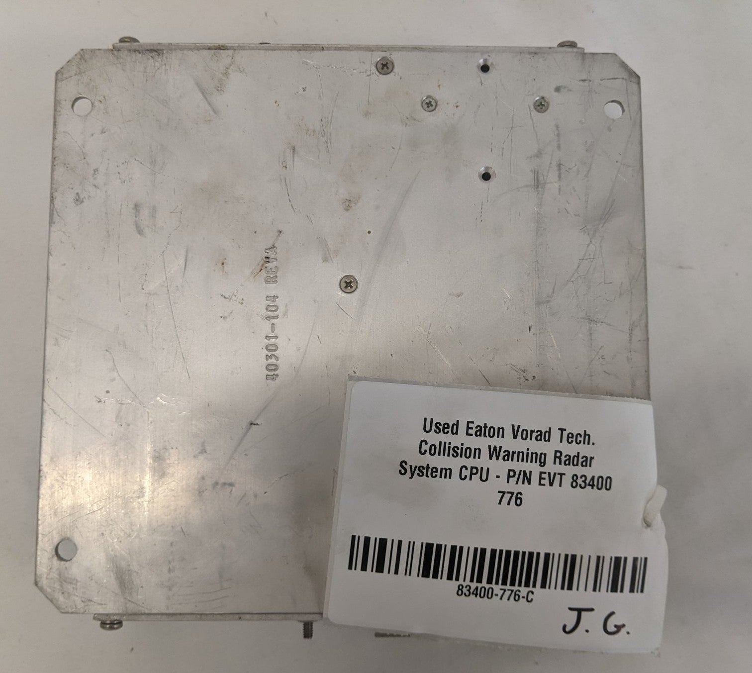 Used Eaton Vorad Tech. Collision Warning Radar System CPU - P/N EVT 83400 776