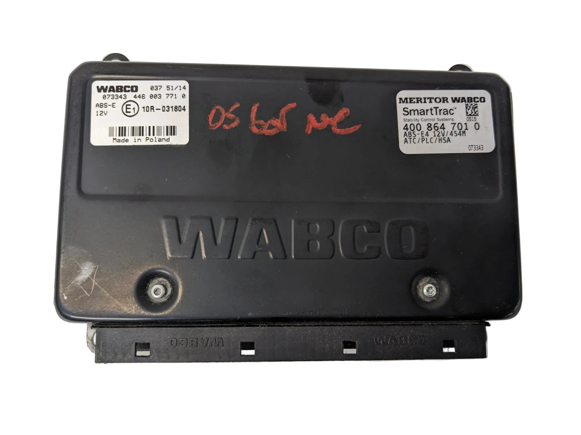 Used Freightliner Wabco Smart Trac ABS ECU Module - P/N WAB 400 864 701 0