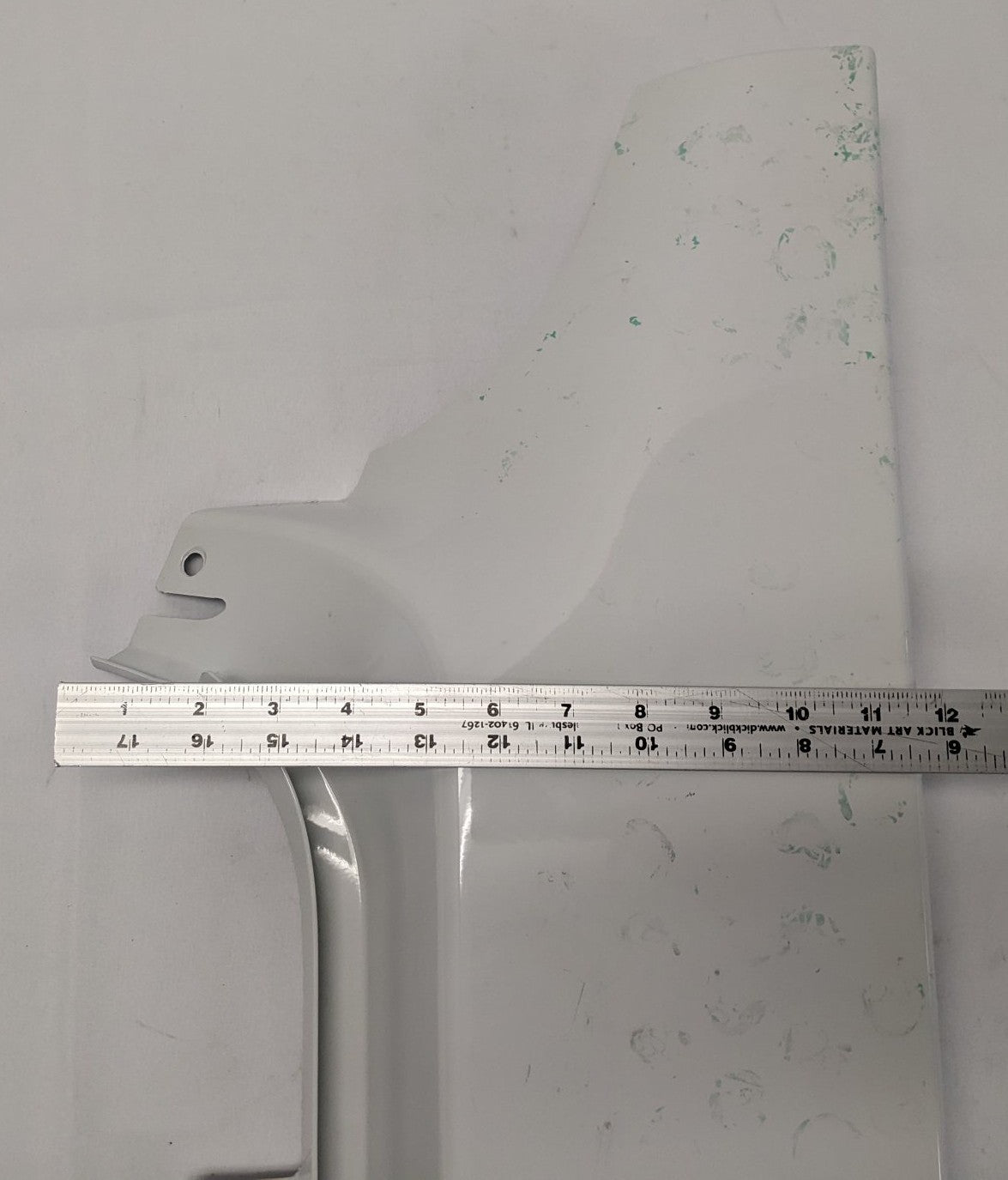 Damaged Freightliner M2 LH Side Cowl Panel 18-67618-000
