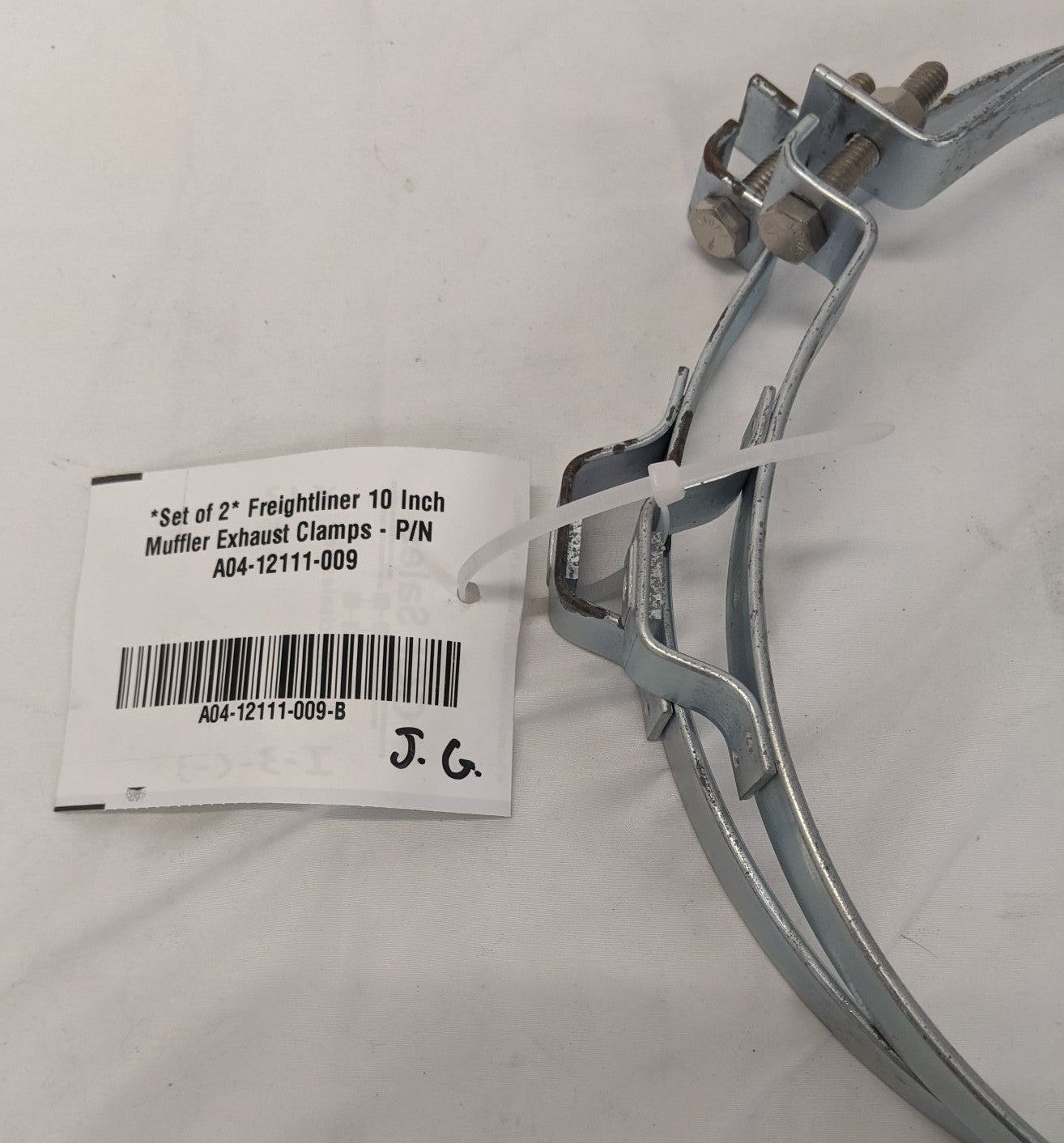 *Set of 2* Freightliner 10 Inch Muffler Exhaust Clamps - P/N A04-12111-009